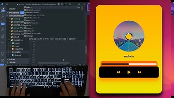 ASMR Programming - Create a Music Player in JavaScript - No Talking