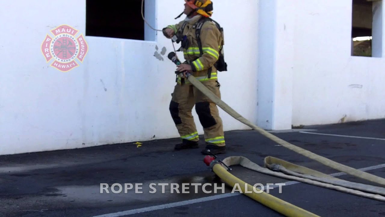 HOSE DEPLOYMENT / ROPE STRETCH ALOFT YouTube