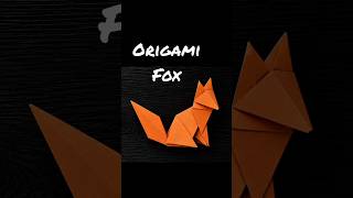 How to make origami paper fox | #shorts #craft #trending #paperfox #viral