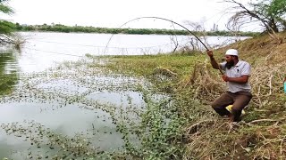 Fishing In 2 Days|Fisher Man Catching The Rohu Fishes To Single Hook|Awesome Fishing|Fishing