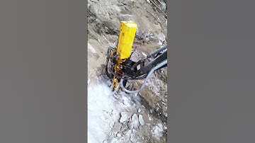 Rock drilling and splitting machine,Installed on the excavator for use for two-in-one function