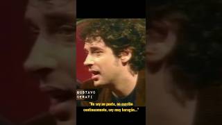 Gustavo Cerati: "No soy un poeta, soy muy haragán..." - #short #sodastereo #sueñostereo