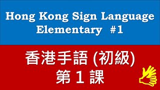 Hong Kong Sign Language (HKSL)  Pt 1/9 (People, Numbers, Question Words)(Eng Subtitle)