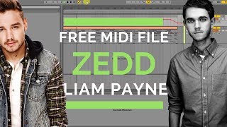 Zedd & Liam Payne - Get Low (Infrared) (EASY PIANO + MIDI FILE) screenshot 1