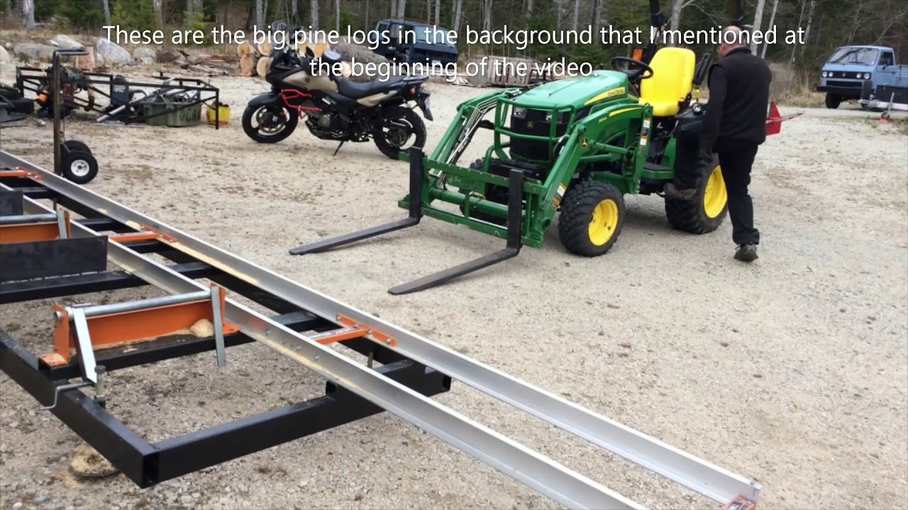 Norwood Chainsaw Mill, Still improving. YouTube