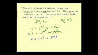 Problem Solving with Equations