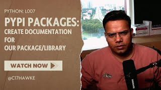 Celebrity 007 Create documentation of our python package/library | #c17hawke Profile