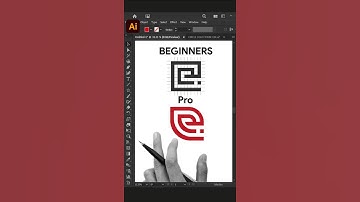 Adobe Illustrator 2025 Tips - How to Create Grid-Based Letter Logo Design Process #inaa_graphics