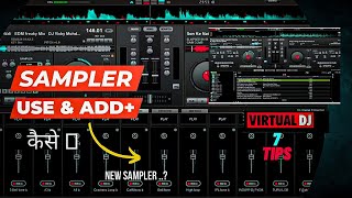 Virtual Dj me SAMPLER Kaise Lagaye 🤔 || How to add sampler in Virtual Dj 7 || #dj #virtualdj