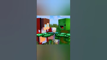 Mikey and JJ got many emeralds..Minecraft animation game #minecraft #shorts #mikey #jj