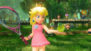 Mario Tennis Aces Daisy And Pauline Vs Peach And Rosalina Piranha Plant Forest- Expert