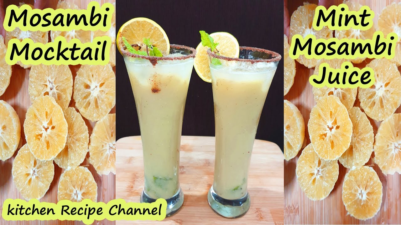 Easy Mosambi MocktailMint Mosambi Mocktail Refreshing Drink for