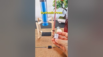 Hydraulic Press _ Dc Motor | #dcgearmotor #techexperiments #dcmotor #diy #tech