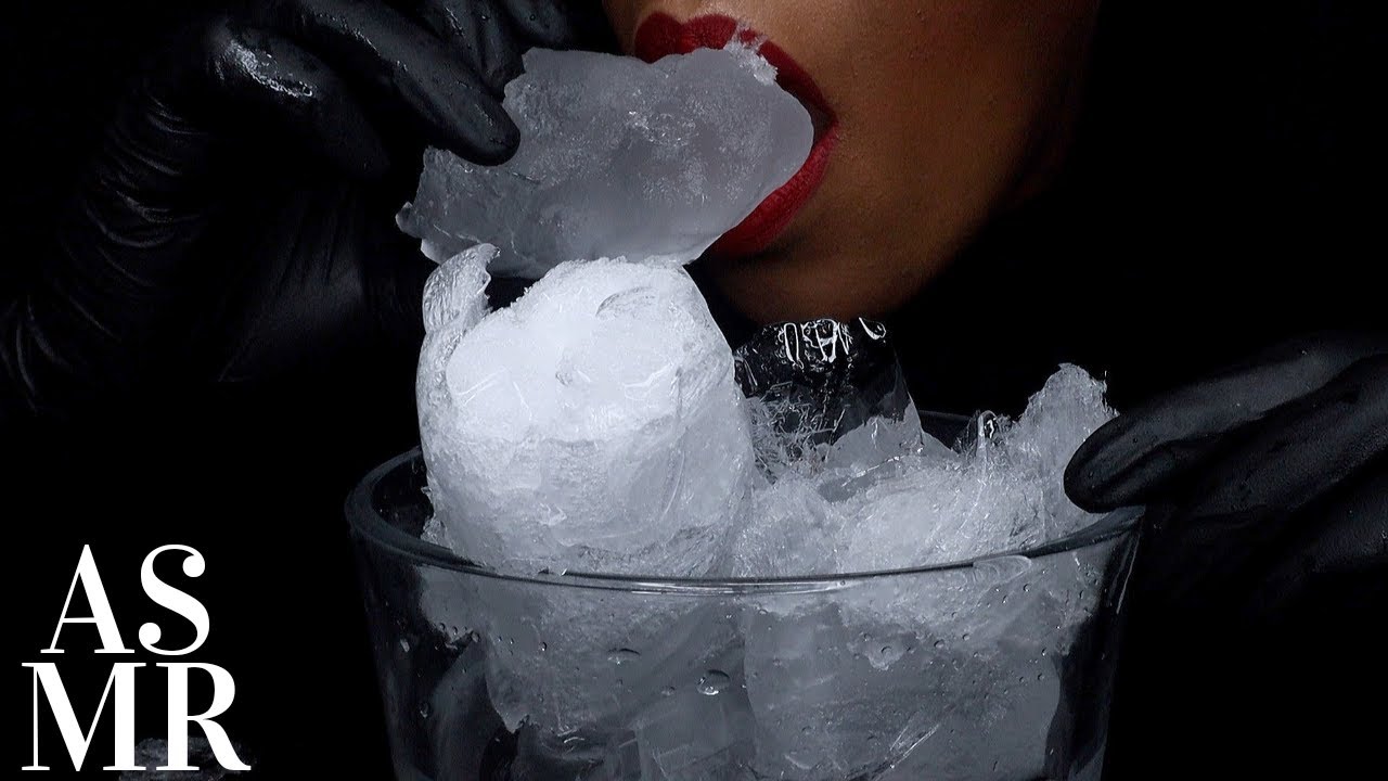 ice, ice asmr, asmr ice, shaved ice, freezer Frost taste, CRUNCHY ice, ice...