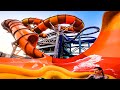 Waterslides at BRAND NEW Trident Tower in Aquaventure Waterpark DUBAI