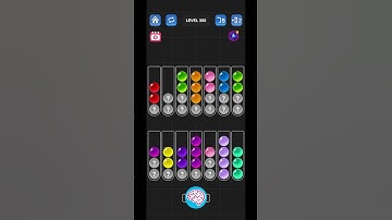 Lv 350 (??? ver.) Ball Sort Puzzle - Color Game / 顏色分類遊戲 / ボールソーティングパズル (Guru Game)  #ballsortpuzzle
