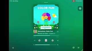 Lingokids podcast color fun. Stories for kids