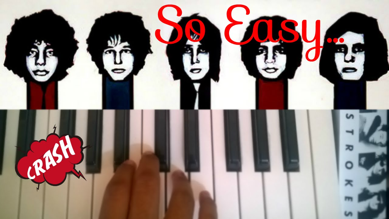 The Strokes - Under Control (piano tutorial)