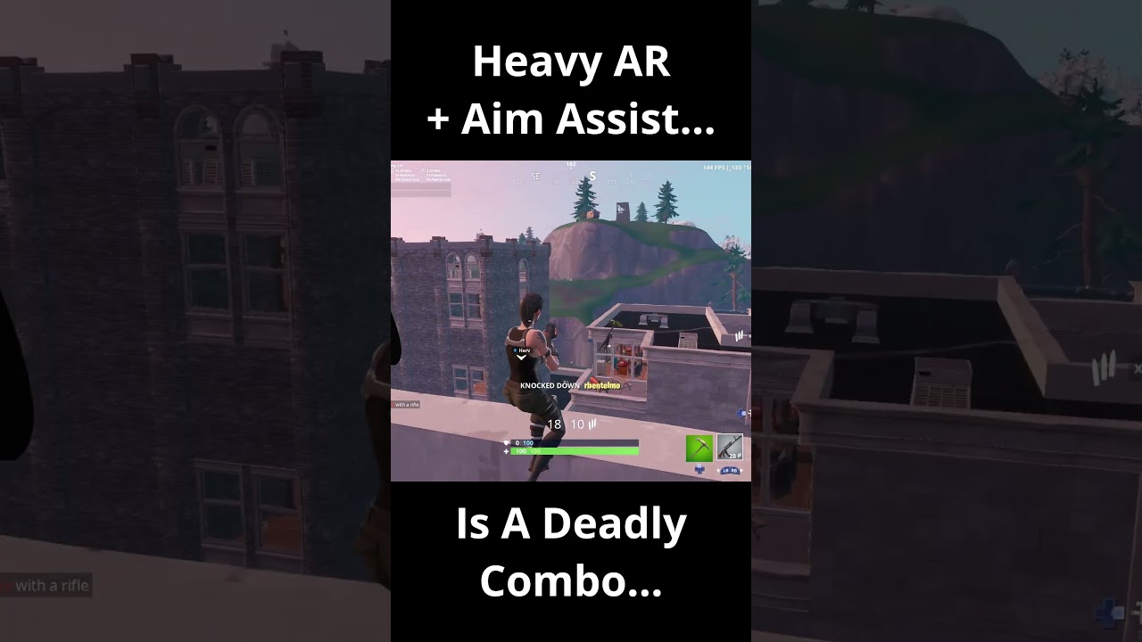 Heavy AR + Aim Assist Is A Deadly Combo... -Fortnite Project Era