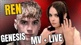 AbiGirl's 1st time listen & reaction to "Genesis" (MV + Live) Ren!