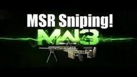 MSR Sniping MW3-terminal