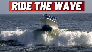 BIG WAVES & STRONG TIDE CHALLENGE BOATERS AT MANASQUAN INLET!