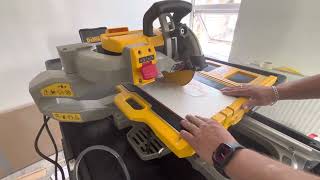 Dewalt D36000 first cut 😊 upgrade after dewalt D24000
