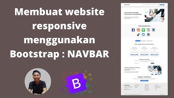Membuat Website Responsive Menggunakan Bootstrap : Part #03 - Membuat Navbar