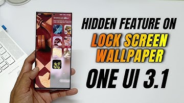 Hidden features on Lock screen wallpaper - One UI 3.1, One UI 3.0, One UI 2.5