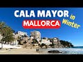 Mallorca&#39;s best beach in winter: Cala Mayor, Majorca, Spain
