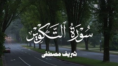 سورة التكوير كاملة شريف مصطفى / Surah At-Takwīr sherif mastafa