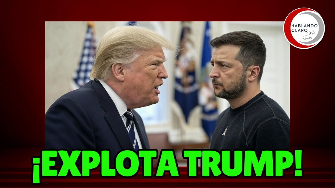 ⁣¡TRUMP EXPLOTA CONTRA ZELENSKI!