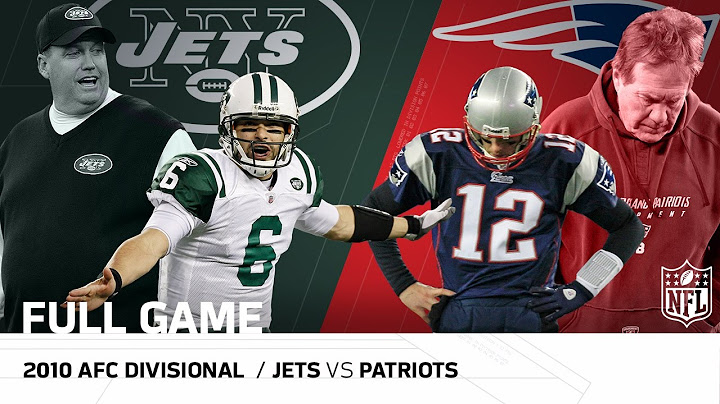 2010 AFC Divisional Playoff: New York Jets vs. New England Patriots | NFL Full Game