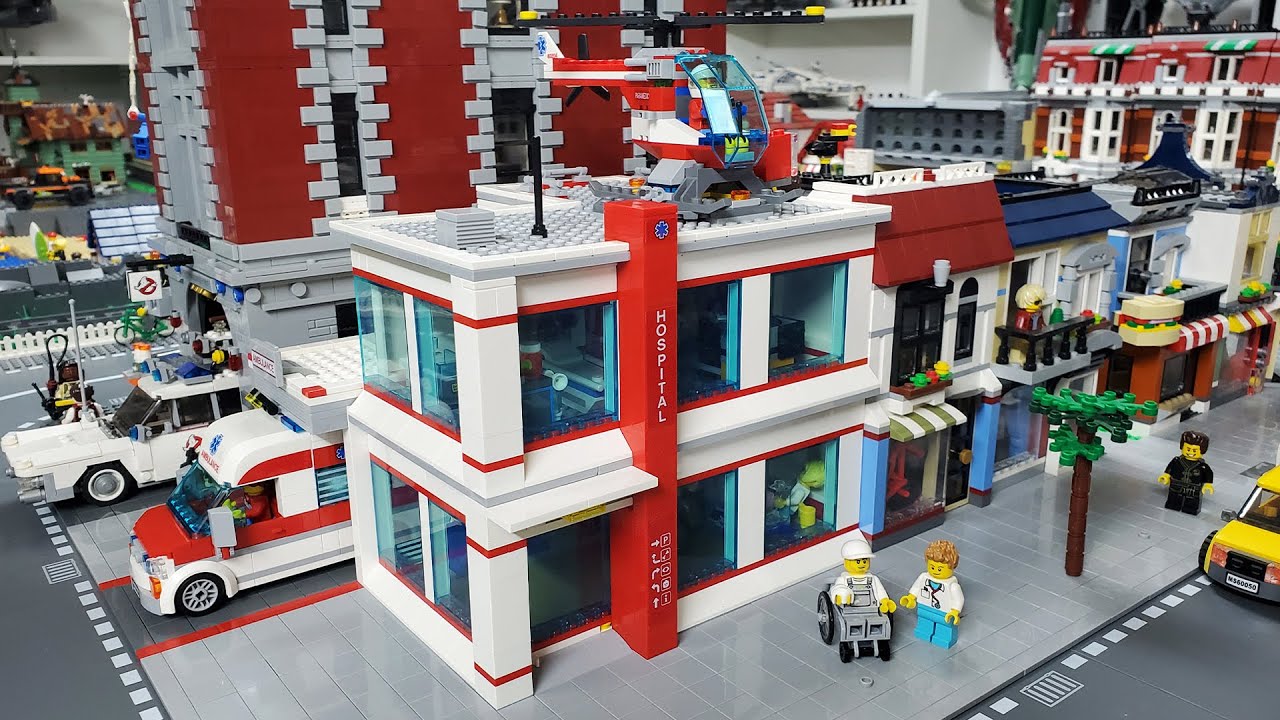 samtale band Forstad LEGO Hospital Modular Building MOC - YouTube