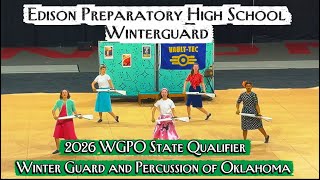Edison Preparatory High School Winter Guard~ 2026 WGPO East State Qualifier Championship at UMAC