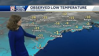 Still chilly, but not as cold tonight