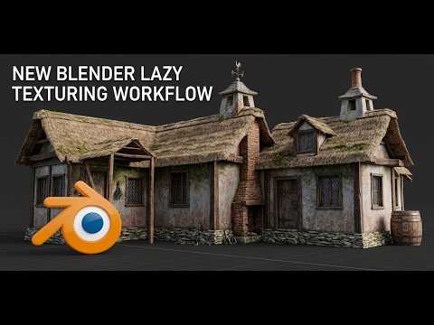 New blender lazy texturing workflow
