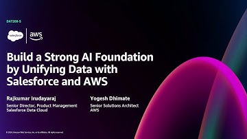 AWS re:Invent 2024 - Build a strong AI foundation by unifying data with Salesforce and AWS (DAT209)