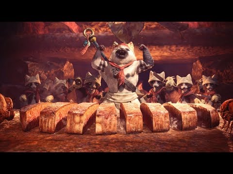 Monster Hunter World™ Meowscular Chef Cut scenes so far