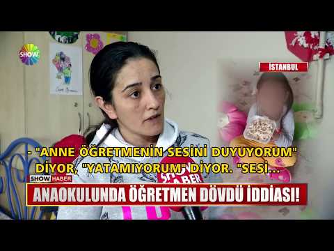 Anaokulunda öğretmen dövdü iddiası!