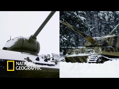 소련 T-34 vs 독일 티거전차, WWII 기갑전