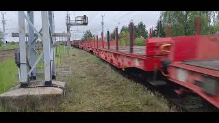 DB Cargo BR185 mit Güterzug in Sedlitz Ost