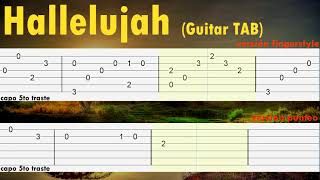 Video thumbnail of ""Hallelujah" - Fingerstyle guitar Tab tutorial"