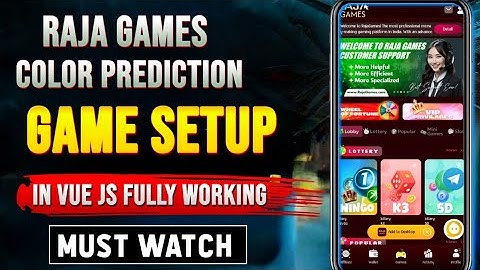 How To Create Your Own  Raja Games || Color Prediction Game Kaise Banaye || Color Prediction Website
