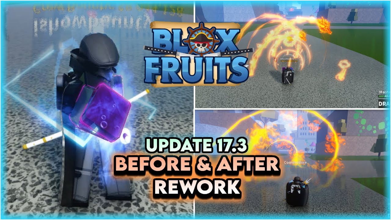 ALL FRUITS and Skills Before Revamp in Blox Fruits