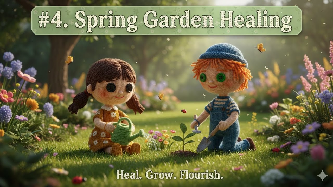 Spring Garden Healing: Nature’s Sounds 🌿 | Satisfying Loop (2025)
