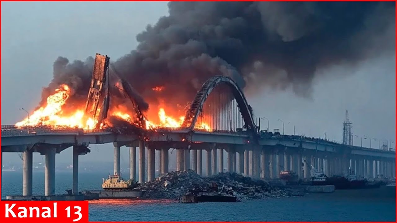 Землетрясение на Крымском мосту: гордый мост Путина сталкивается с гневом природы