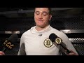 Joe Sacco and select players speak to the media following the Bruins 2-1 loss to the Islanders.