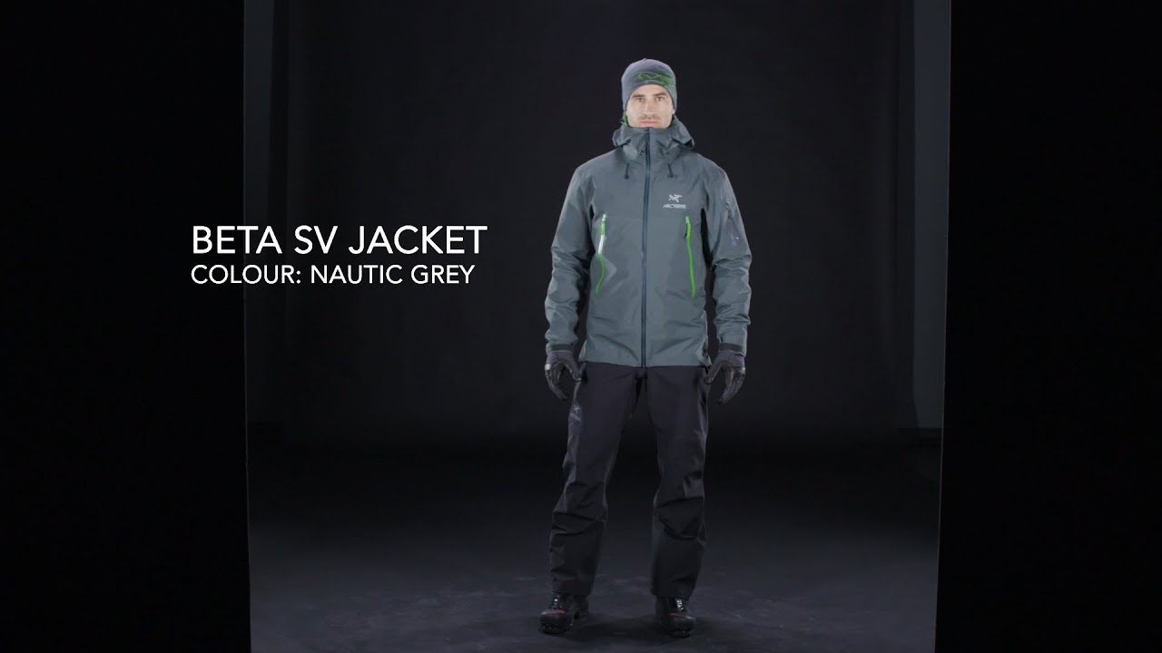 Arc'teryx –Men's Beta SV Jacket – Nautic Grey