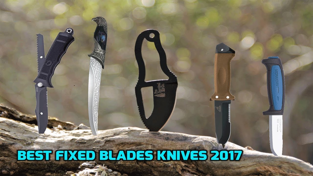 Best Fixed Blades Knives 2017 For Survival - Reviews of The Top 10 Knife - YouTube